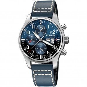 Pánske hodinky_Festina Swiss Made Automatic Chronograph PILOT F20150/5_Dom hodín MAX
