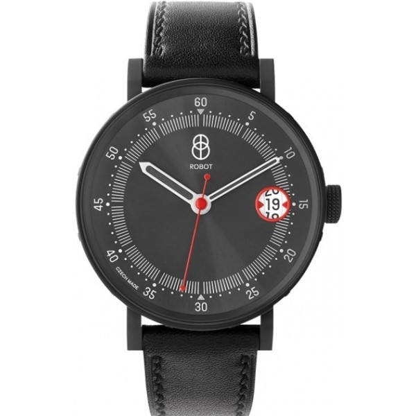 Pánske hodinky_ROBOT GRAPHIC SUTNAR DAMASCUS BLACK 1901LE06_Dom hodín MAX