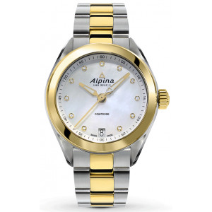 Dámske hodinky_Alpina Comtesse Quartz Diamonds AL-240MPWD2C3B_Dom hodín MAX