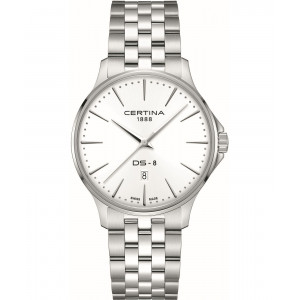 Pánske hodinky_Certina DS-8 Gent 40mm White_Dom hodín MAX