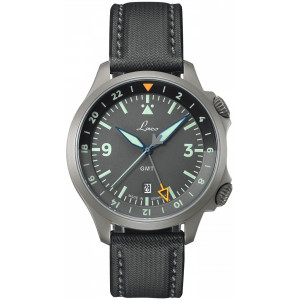 Pánske hodinky_LACO FRANKFURT GMT Grau_Dom hodín MAX